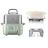 G563 Electric Food Steamer with Waterless Ceramic Steam Pot - Bundle Offer