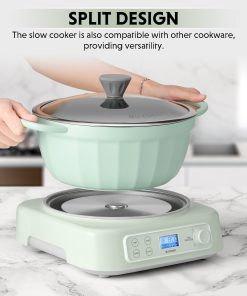 Slow Cooker with Nonstick Stockpot & Saucepan Bundle