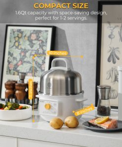 G32 Food Steamer with Steam Plate, Rack & Pot- Bundle Offer
