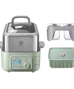 G563 Electric Food Steamer with Ceramic Lunch Box - Bundle Offer