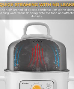 G32 Food Steamer with Steam Plate, Rack & Pot- Bundle Offer