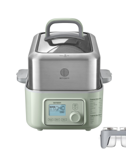 (OPEN BOX) Electric Food Steamer 5.3QT (Stew Pots Included)