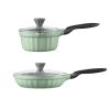Ceramic Nonstick 2.5QT Frying Pan & Saucepan - Bundle Offer