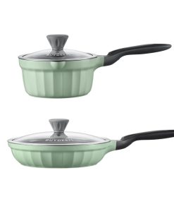 Ceramic Nonstick 2.5QT Frying Pan & Saucepan - Bundle Offer