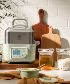(OPEN BOX) G563 Electric Food Steamer 5QT (Stew Pots Included)