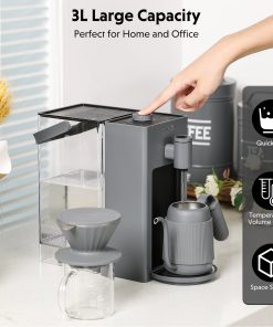 (OPEN BOX) Instant Hot Water Dispenser 3L, Ink Grey