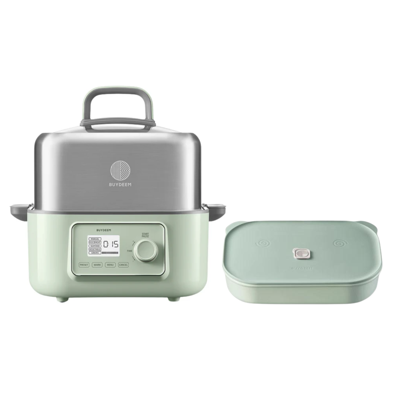 sm-image-183fba7ec4fd8fe64fee8af7 G67 Electric Food Steamer with Ceramic Lunch Box - Bundle Offer