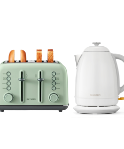 4-Slice Toaster with Electric Kettle