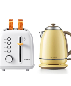 2-Slice Toaster with Electric Kettle