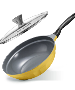 Ceramic Nonstick Wok Frying Pan, 5.7QT