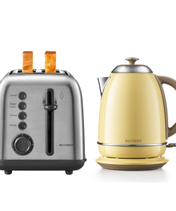 2-Slice Toaster with Electric Kettle