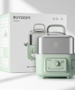 (OPEN BOX) G52 Electric Food Steamer, 5.3QT