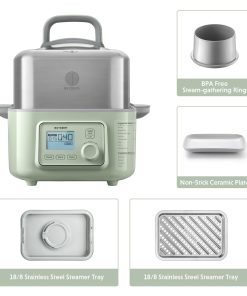 (OPEN BOX) G553 Electric Food Steamer, 5.3QT (Stew Pots Not Included)