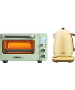 Mini Toaster Oven & Temperature Control Electric Kettle Bundle