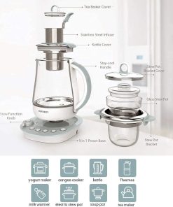 (OPEN BOX) K2683 Beverage Maker Multifunctional Kettle Cooker 1.5L