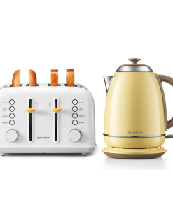 4-Slice Toaster with Electric Kettle