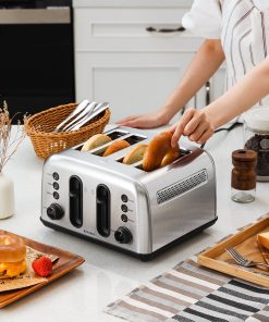 DT440 Retro 4-Slice Metal Toaster