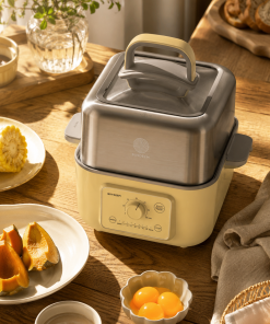G52 Electric Food Steamer with Ceramic Steaming Plate - Bundle Offer