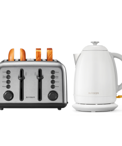 4-Slice Toaster with Electric Kettle