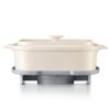 G52 Two-Tier Electric Food Steamer with Waterless Ceramic Steam Pot - Bundle Offer