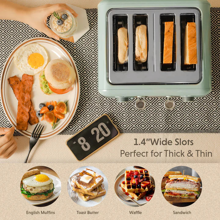 sm-image-649660789a68c100741a0984 (OPEN BOX) Retro 4-Slice Metal Toaster