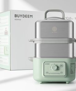 (OPEN BOX) G52 Two-Tier Electric Food Steamer, 10.6QT