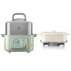 G553 Electric Food Steamer with Waterless Ceramic Steam Pot - Bundle Offer