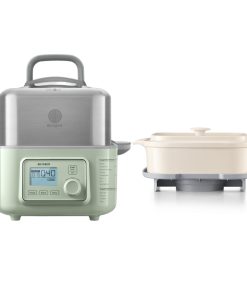 G553 Electric Food Steamer with Waterless Ceramic Steam Pot - Bundle Offer