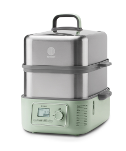 (OPEN BOX) G67 Two-Tier Electric Food Steamer, 14.8QT