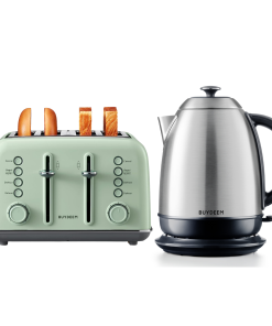 4-Slice Toaster with Electric Kettle