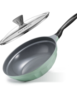 Ceramic Nonstick Wok Frying Pan, 5.7QT