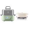 G67 Electric Food Steamer with Waterless Ceramic Steam Pot - Bundle Offer