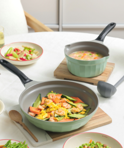 Ceramic Nonstick 3.6QT Frying Pan & Saucepan - Bundle Offer