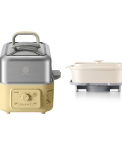G52 Electric Food Steamer with Waterless Ceramic Steam Pot - Bundle Offer