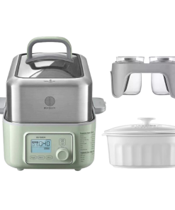 G563 Electric Food Steamer with Ceramic Cocotte - Bundle Offer