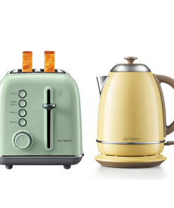 2-Slice Toaster with Electric Kettle