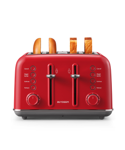 (OPEN BOX) Retro 4-Slice Metal Toaster