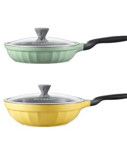 Ceramic Nonstick 2.5QT Frying Pan & Wok - Bundle Offer