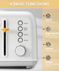 G32 Mini Electric Food Steamer with 4-Slice Toaster - Bundle Offer