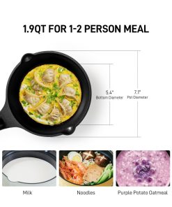 Cast Aluminum Nonstick Saucepan, 1.9QT