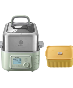G553 Electric Food Steamer with Ceramic Lunch Box - Bundle Offer