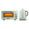 Mini Toaster Oven & Temperature Control Electric Kettle Bundle
