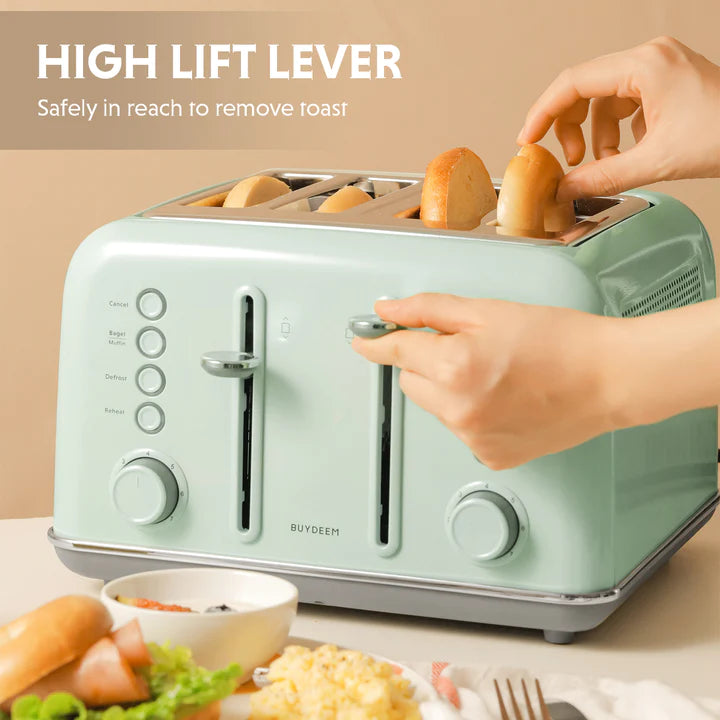 sm-image-9b2271d553a6d35da4c64d7e (OPEN BOX) Retro 4-Slice Metal Toaster