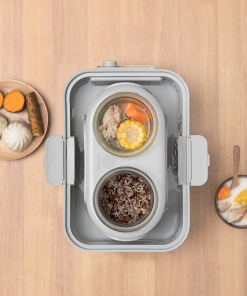 (OPEN BOX) G563 Electric Food Steamer 5QT (Stew Pots Included)