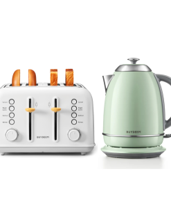 4-Slice Toaster with Electric Kettle
