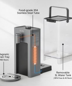 Instant Hot Water Dispenser 3QT, Ink Grey
