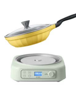 Slow Cooker with Ceramic Nonstick 3.6QT Frying Pan - Bundle Offer