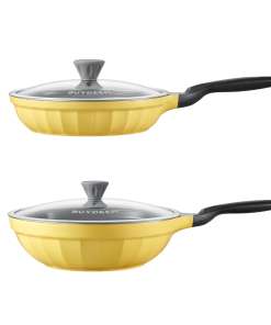 Ceramic Nonstick 2.5QT Frying Pan & Wok - Bundle Offer