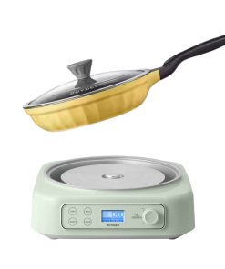 Slow Cooker with Cast Aluminum Nonstick Frying Pan - Bundle Offer