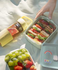 G563 Electric Food Steamer with Ceramic Lunch Box - Bundle Offer